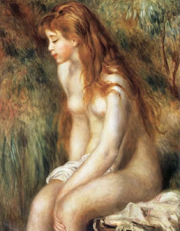 Pierre Renoir Young Girl Bathing France oil painting art